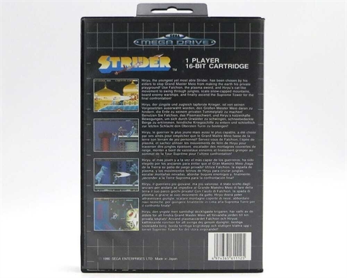 Strider - Komplet I Æske - Sega Mega Drive Spil (B Grade) (Genbrug)